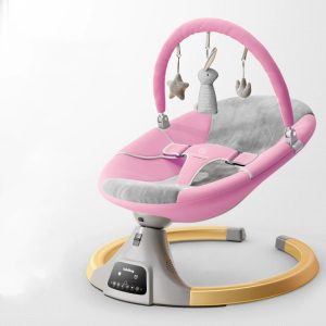 NEW Style Baby Electric Rocking Chair | Nursing Chair with Music & Doll | Smart Soothing Swing for Infants